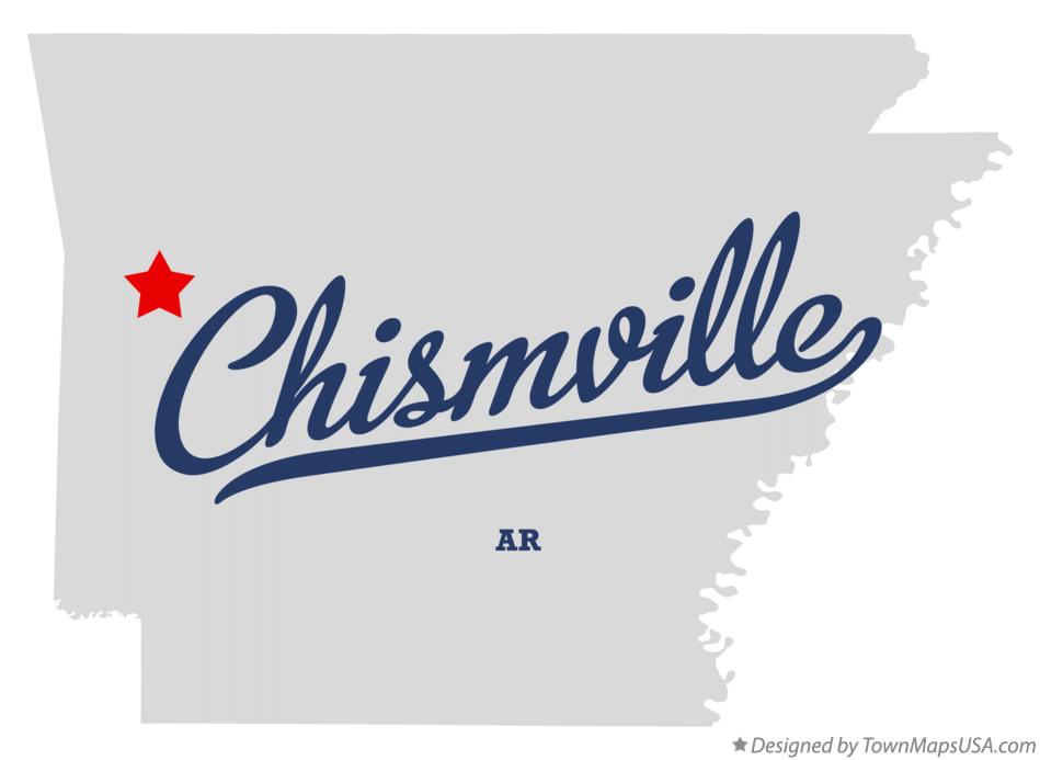 Map of Chismville Arkansas AR