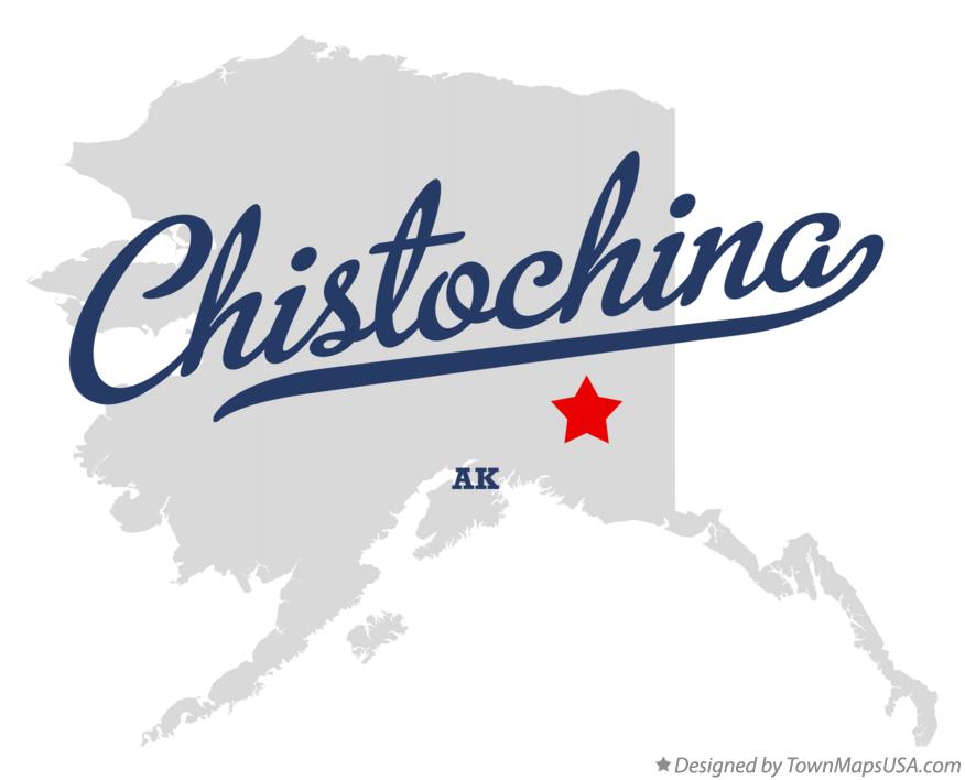 Map of Chistochina Alaska AK