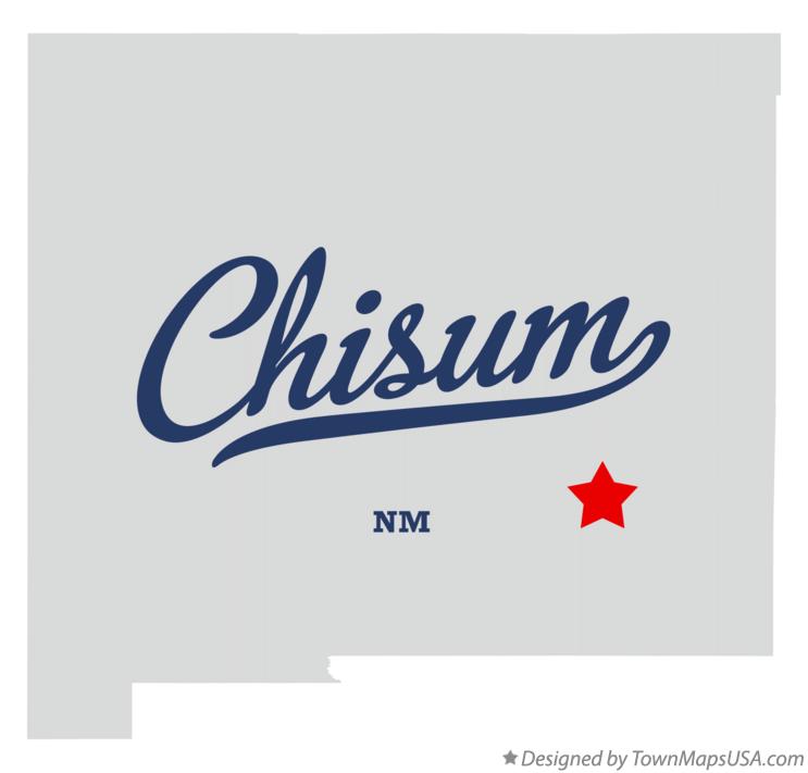 Map of Chisum New Mexico NM