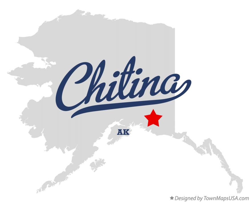 Map of Chitina Alaska AK