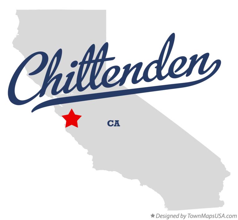 Map of Chittenden California CA
