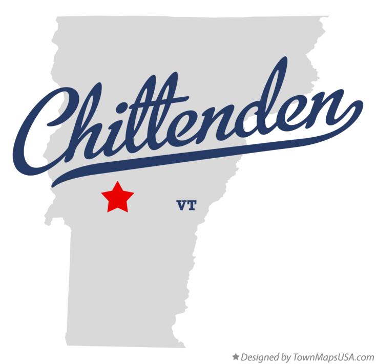 Map of Chittenden Vermont VT
