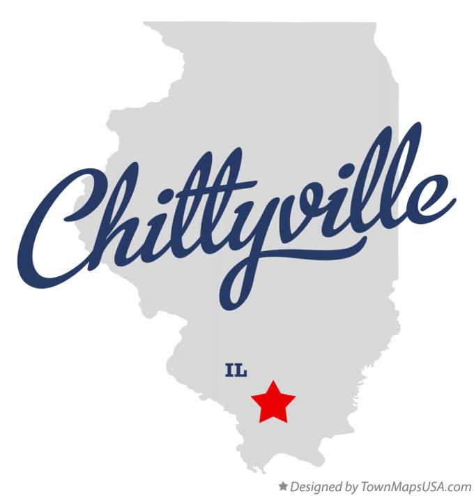 Map of Chittyville Illinois IL