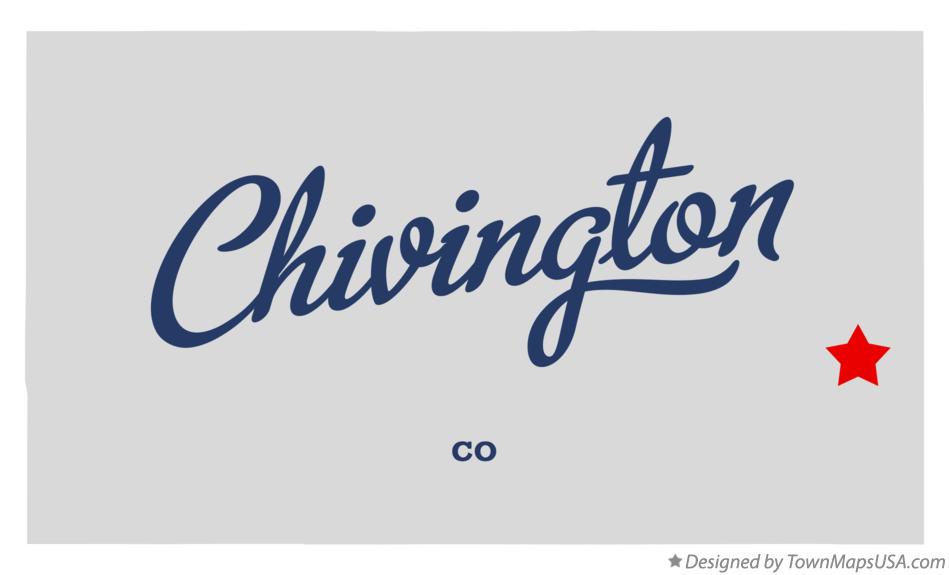 Map of Chivington Colorado CO
