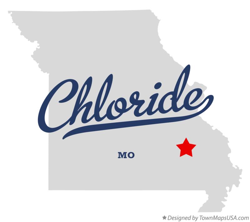 Map of Chloride Missouri MO