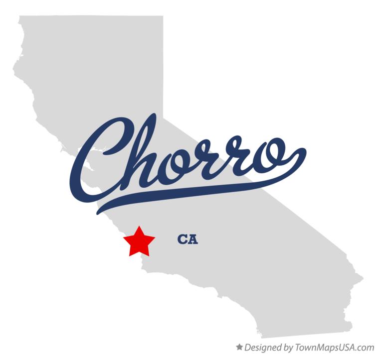 Map of Chorro California CA