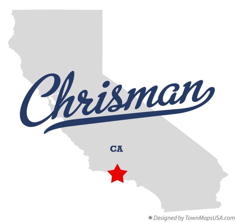 Map of Chrisman California CA