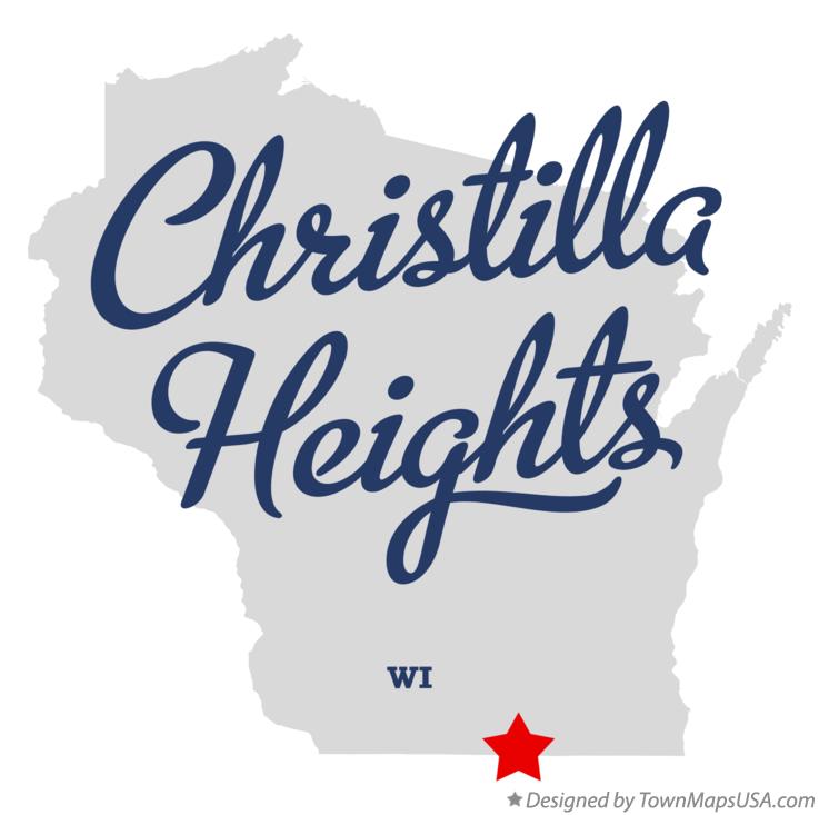 Map of Christilla Heights Wisconsin WI
