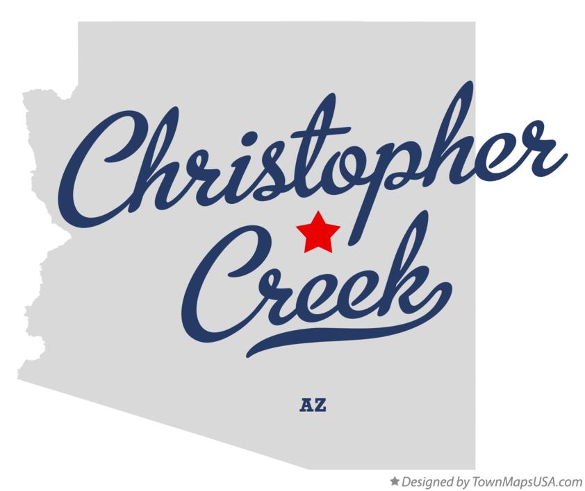 Map of Christopher Creek Arizona AZ