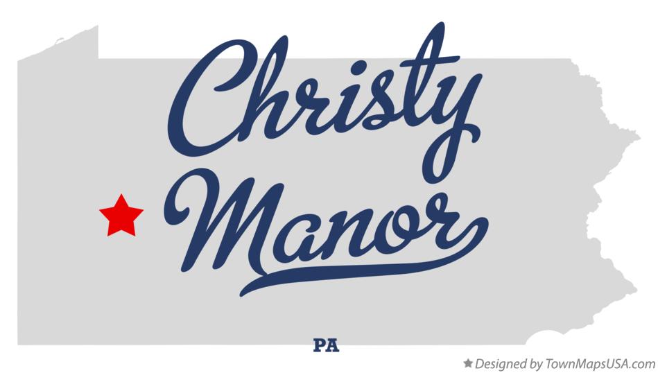 Map of Christy Manor Pennsylvania PA