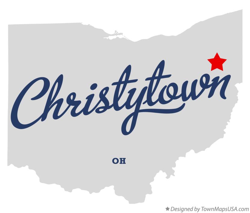 Map of Christytown Ohio OH