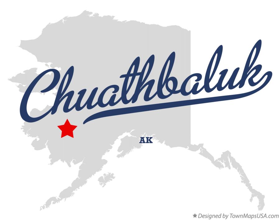 Map of Chuathbaluk Alaska AK