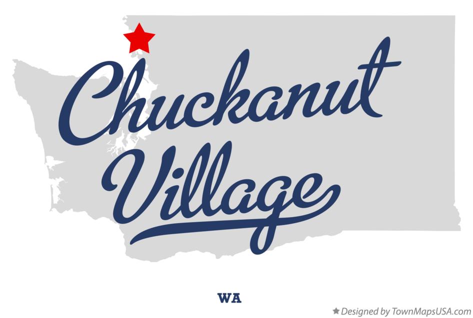 Map of Chuckanut Village Washington WA