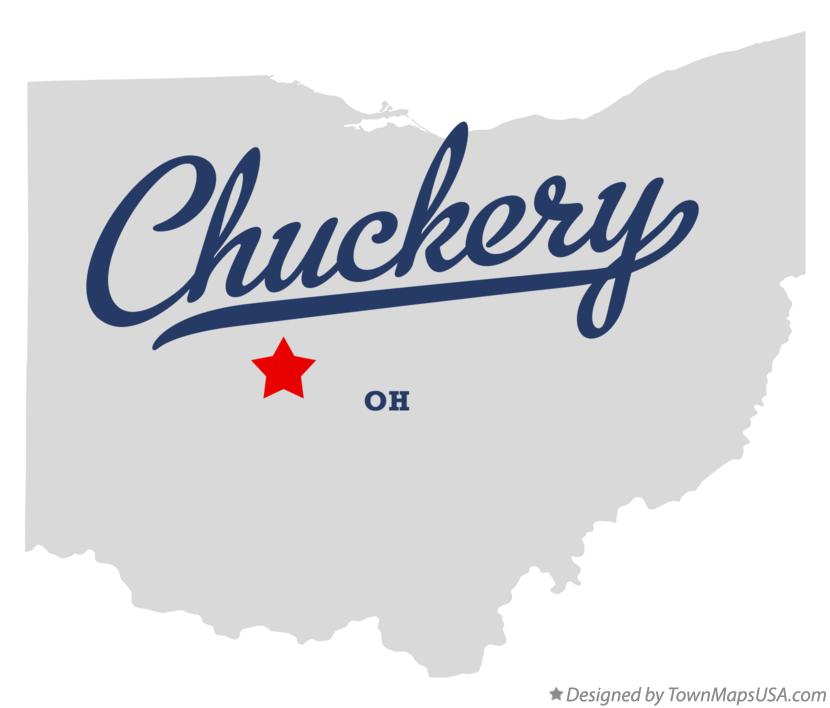 Map of Chuckery Ohio OH