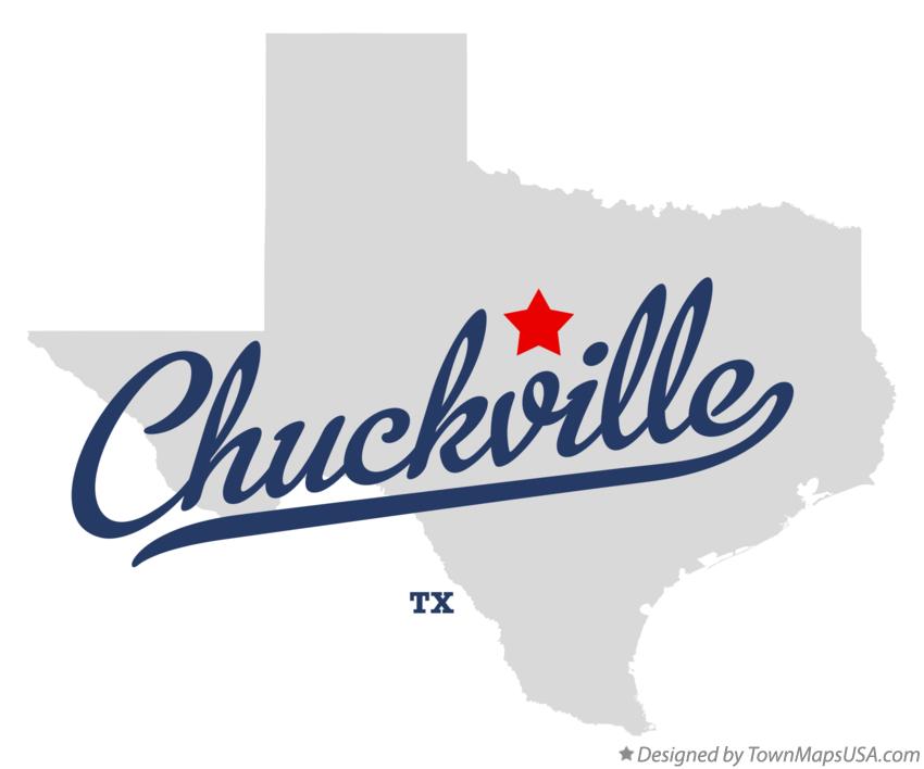 Map of Chuckville Texas TX