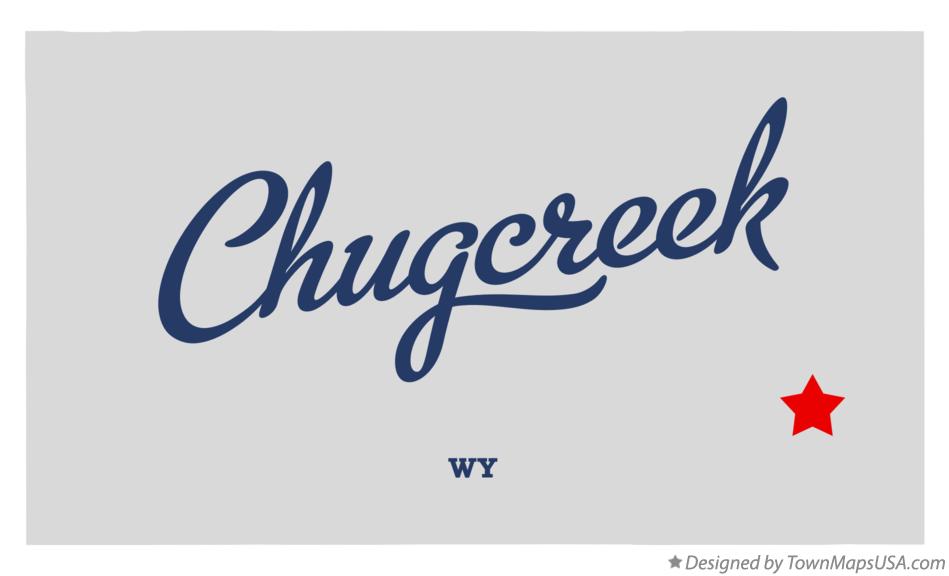 Map of Chugcreek Wyoming WY