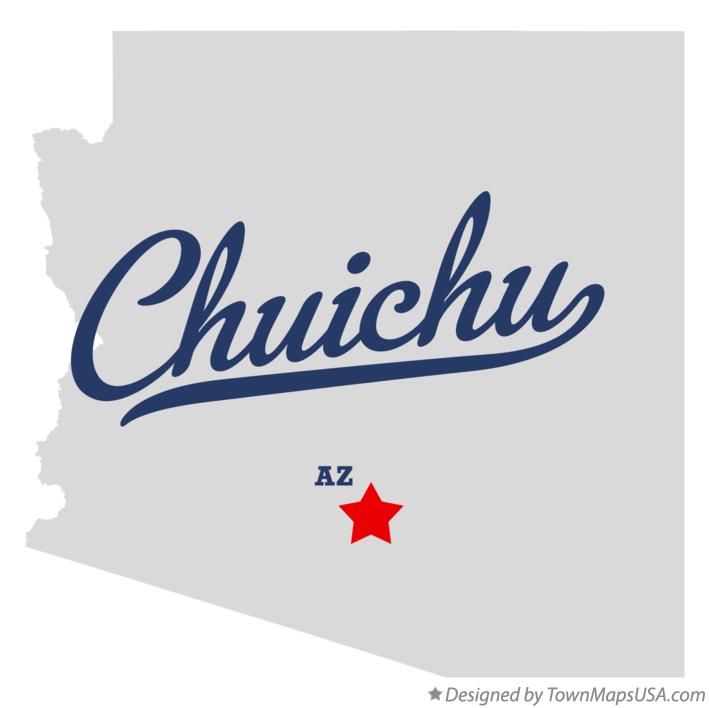 Map of Chuichu Arizona AZ