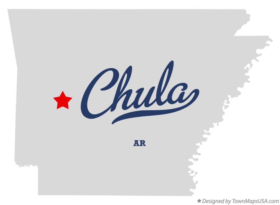 Map of Chula Arkansas AR