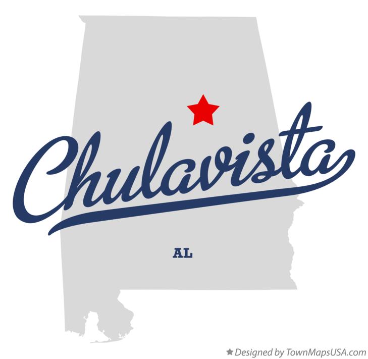 Map of Chulavista Alabama AL