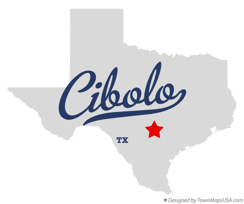 Map of Cibolo Texas TX
