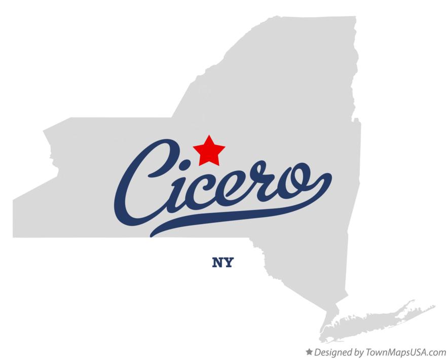 Map of Cicero New York NY