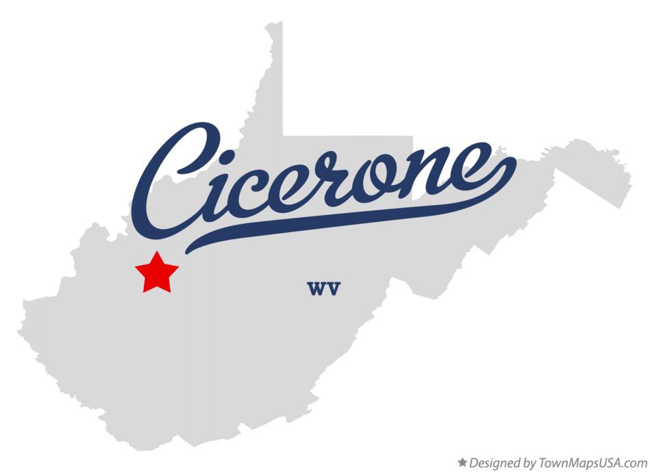 Map of Cicerone West Virginia WV