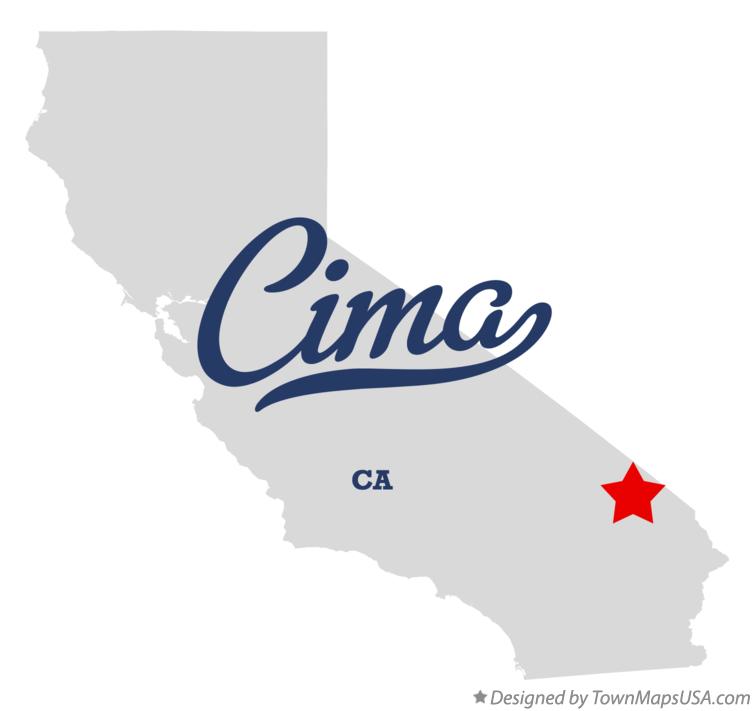 Map of Cima California CA