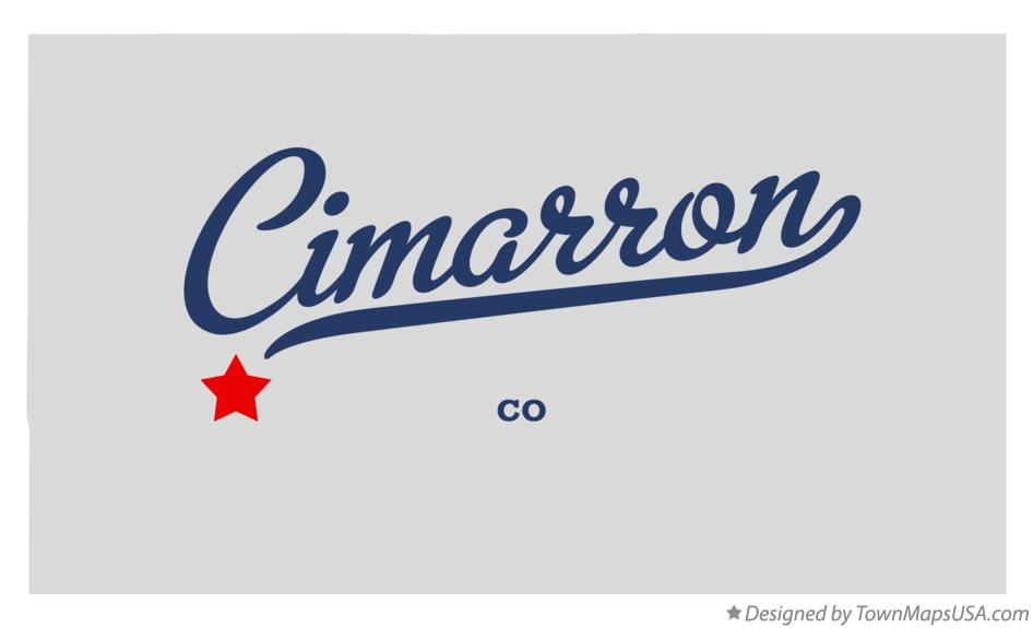 Map of Cimarron Colorado CO
