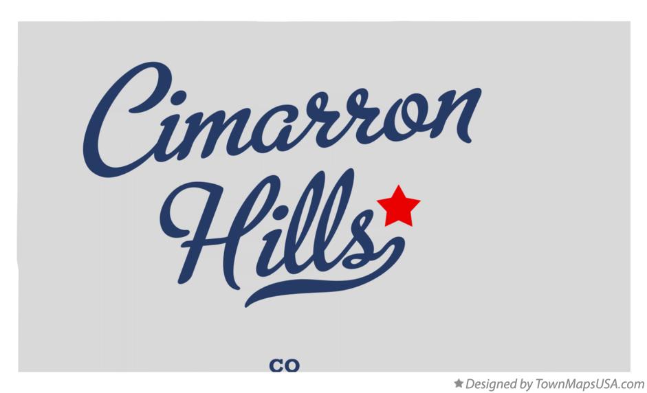 Map of Cimarron Hills Colorado CO