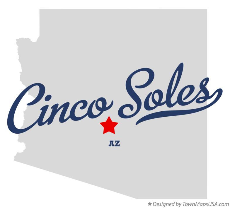 Map of Cinco Soles Arizona AZ