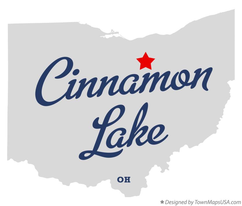 Map of Cinnamon Lake Ohio OH