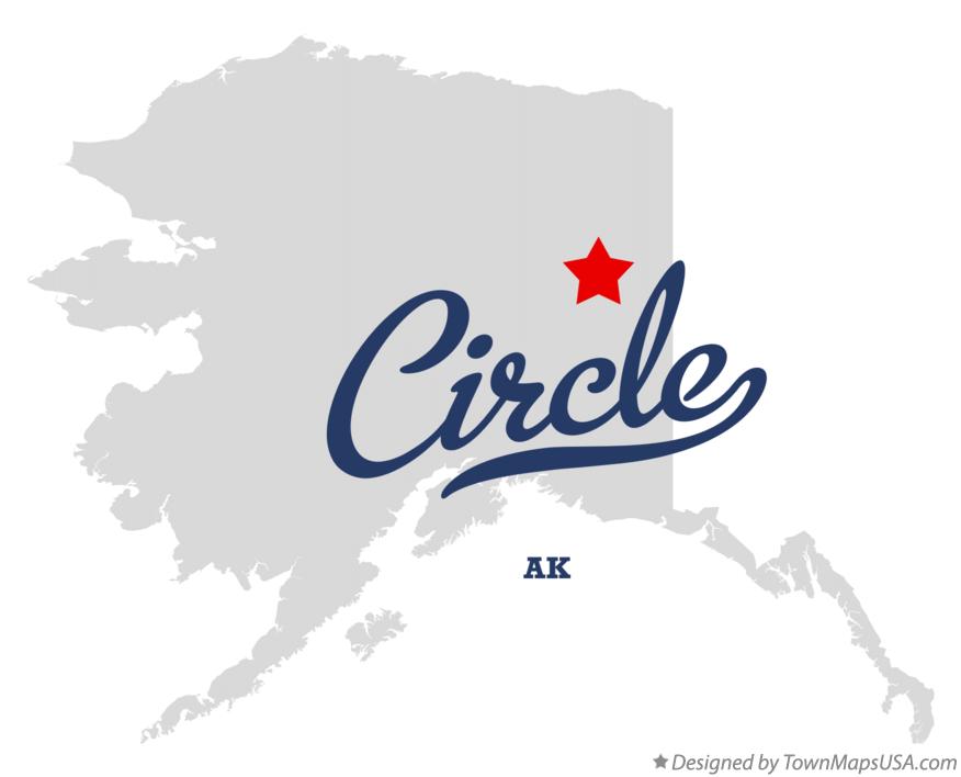 Map of Circle Alaska AK