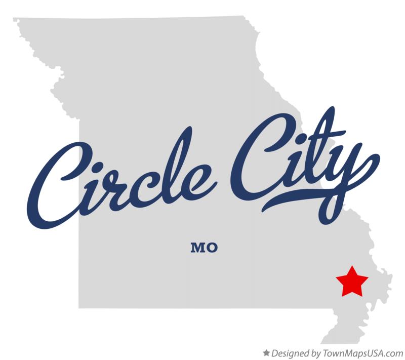 Map of Circle City Missouri MO