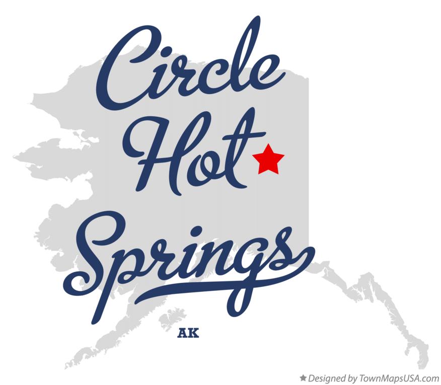 Map of Circle Hot Springs Alaska AK