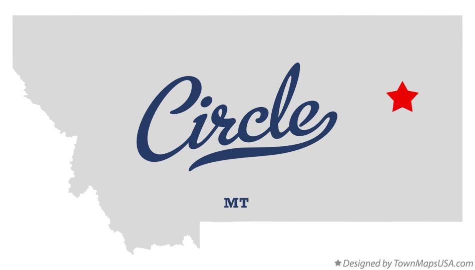 Map of Circle Montana MT