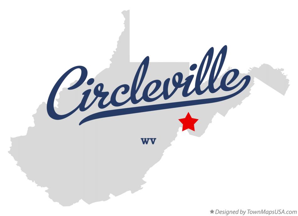 Map of Circleville West Virginia WV