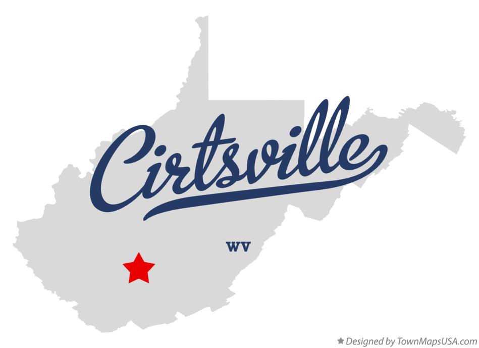 Map of Cirtsville West Virginia WV