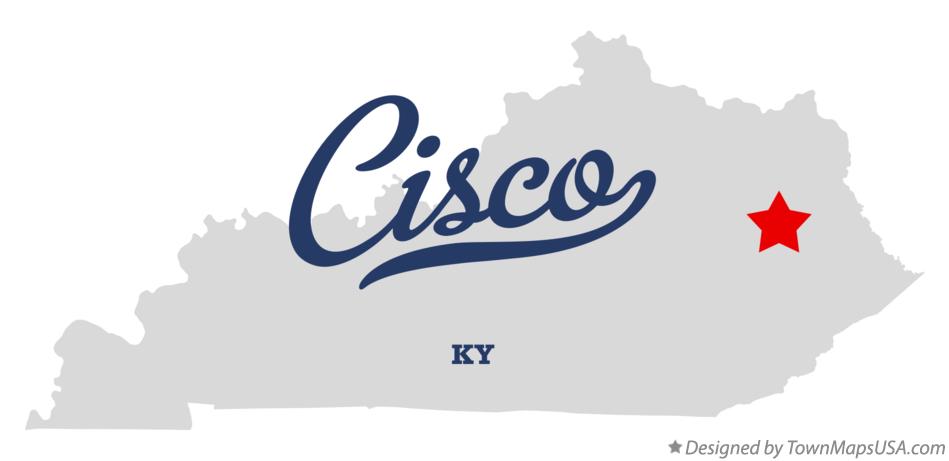Map of Cisco Kentucky KY