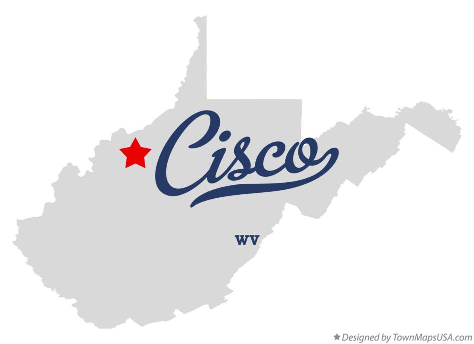 Map of Cisco West Virginia WV