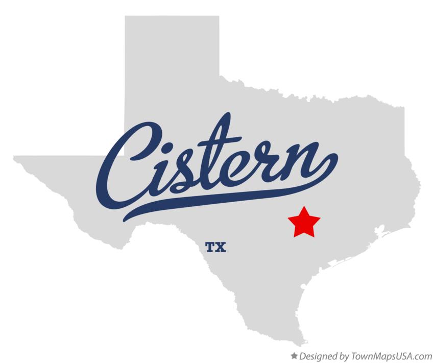 Map of Cistern Texas TX