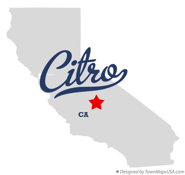 Map of Citro California CA