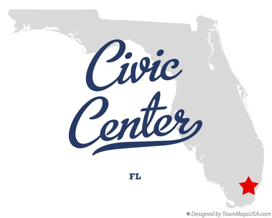 Map of Civic Center Florida FL