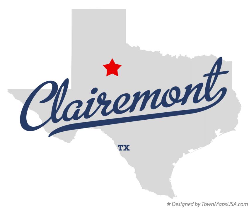 Map of Clairemont Texas TX