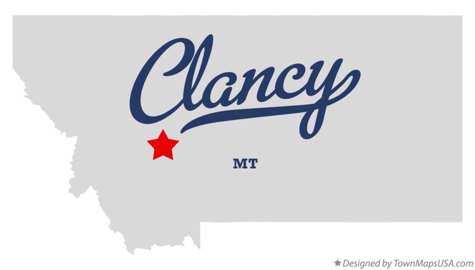Map of Clancy Montana MT