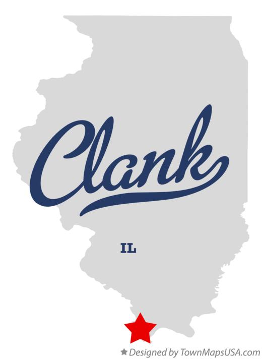 Map of Clank Illinois IL
