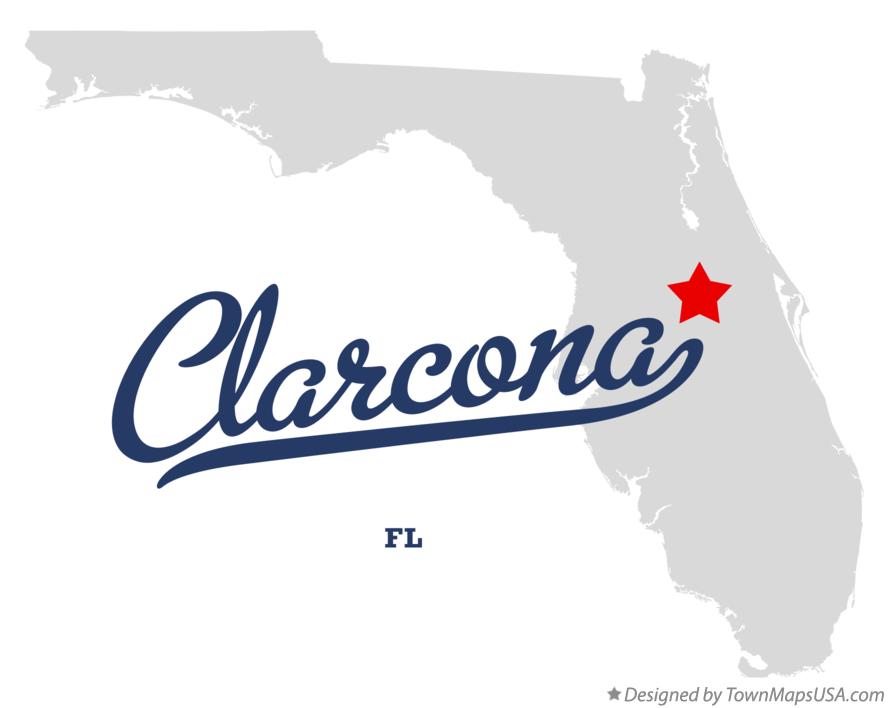Map of Clarcona Florida FL