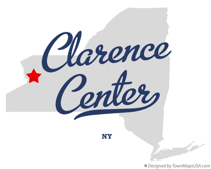 Map of Clarence Center New York NY