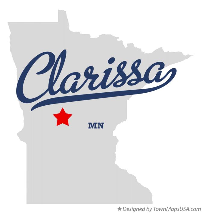 Map of Clarissa Minnesota MN