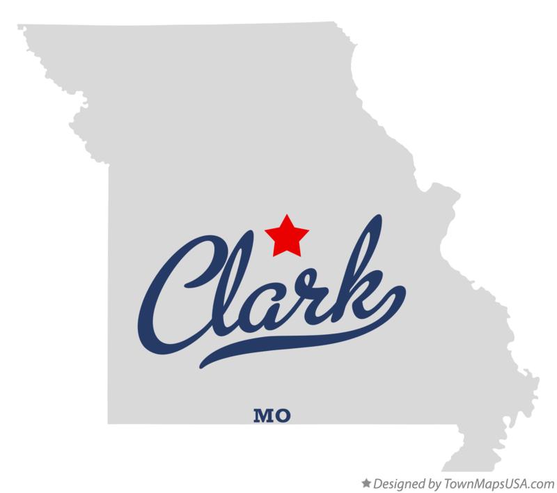 Map of Clark Missouri MO
