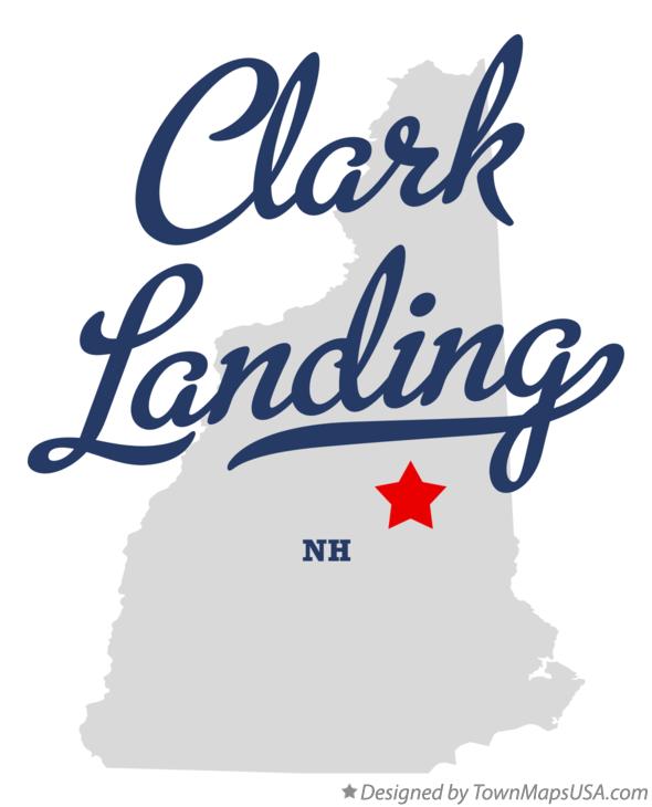 Map of Clark Landing New Hampshire NH